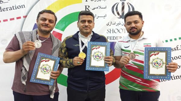 مسابقات تپانچه مردان ، فروغی قهرمان شد