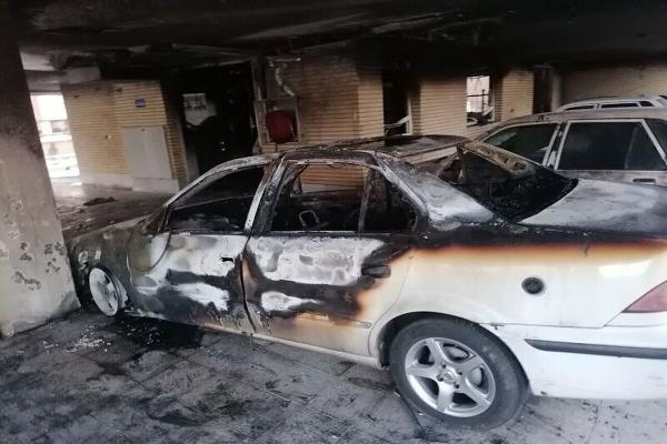 یک فوتی و 26 مصدوم در پی آتش سوزی ساختمان و خودرو در فولادشهر